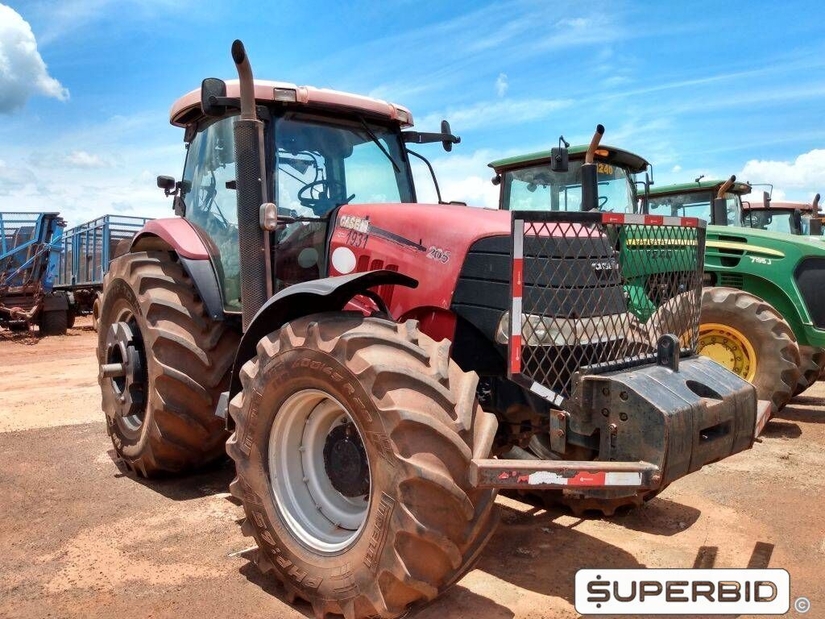 TRATOR DE PNEUS CASE PUMA 205 4X4, ANO: 2015, SÉRIE: HCCZC205LDCR18406 (Ref: 1931)