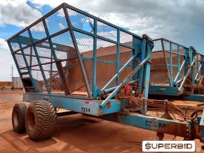 REBOQUE TRANSBORDO DE CANA PICADA TRACAN VTX 10.000, ANO: 2013, SÉRIE: VTX131251 (Ref.: 1334)