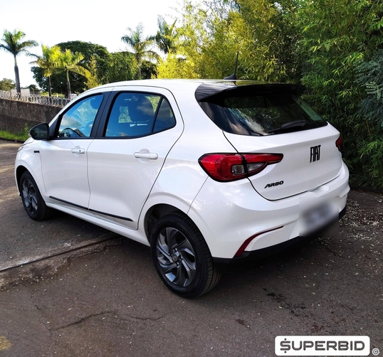 Fiat Argo Drive 1.3 série especial S-design, 2019/2020, Branco Alaska Perolizada, 3.789 KM, Flex, Câmbio Manual, Roda de liga leve, Kit multimídia "7", volante com comandos, IPVA 2021 pago, veículo com garantia de fábrica, laudo cautelar aprovado.