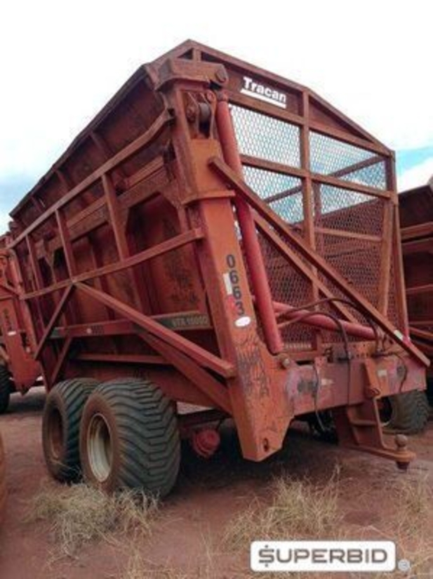 REBOQUE TRANSBORDO DE CANA PICADA TRACAN VTX 10.000, ANO: 2010, SÉRIE: 10382 (Ref.: 663)