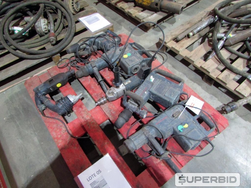 MARTELOS PERFURADORES, MARTELO ROMPEDOR, PARAFUSADEIRA EFURADEIRA (07 PÇS) (Ref.: FEE)