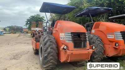 ROLO VIBRATÓRIO  HAMM 3411 P, ANO: 2008, SÉRIE: H2690151 (Ref: IAE)