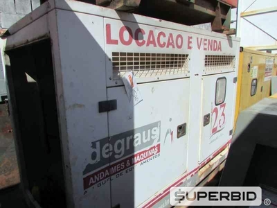 GRUPO GERADOR Á DIESEL STEMAC ST115 100 KVA, ANO: 2011, SÉRIE: 0115005911. (Ref.: JAD)