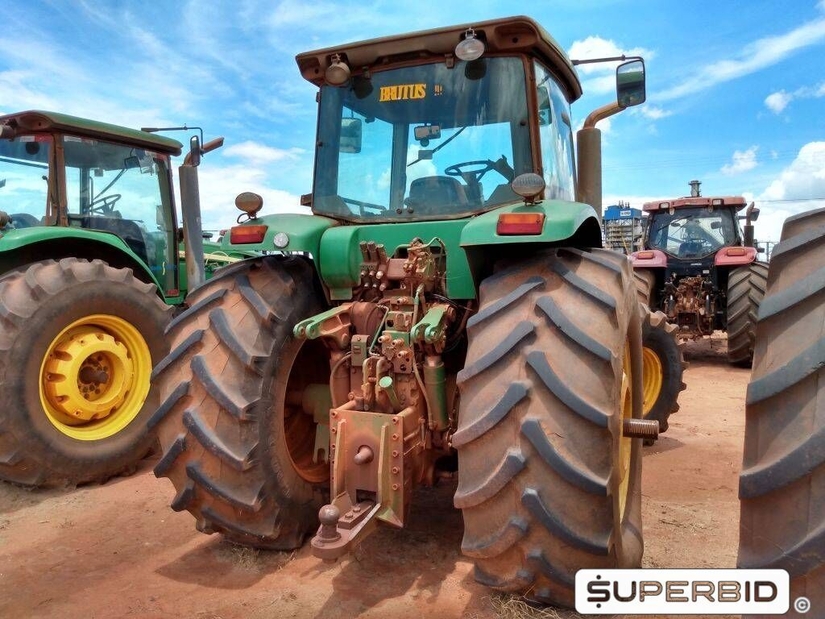 TRATOR DE PNEUS JOHN DEERE 7195J 4X4, ANO: 2013, SÉRIE: 1BM7195JTDH000581 (Ref: 1223)