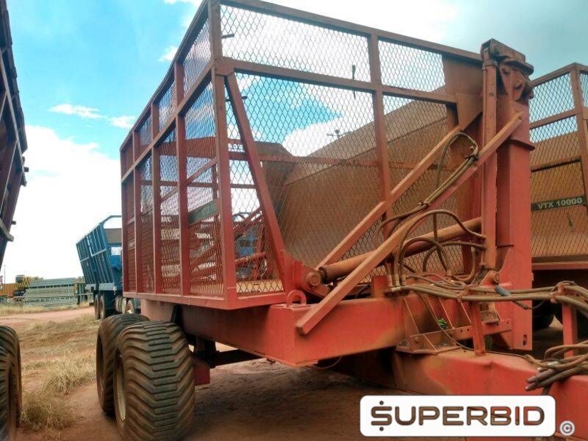 REBOQUE TRANSBORDO DE CANA PICADA TRACAN VTX 10.000, ANO: 2010, SÉRIE: 10378 (Ref.: 644)