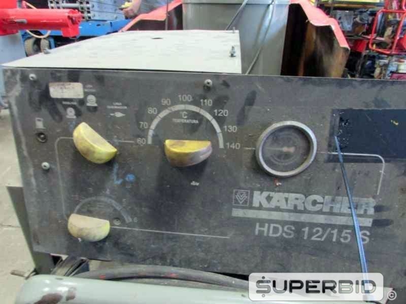 SUCATA DE LAVADORA DE ALTA PRESSÃO KARCH HD 5/12C, CAP.: 110-150 BAR E LAVADORA ÁGUA QUENTE KARCH HDS 12/15 (Ref.: JAM)