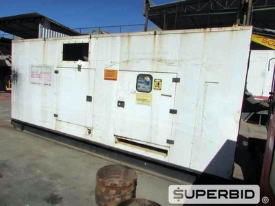 GRUPO GERADOR Á DIESEL STEMAC ST 500 500 KVA, ANO: 2009, SÉRIE: 0593465809. (Ref.: JBI)