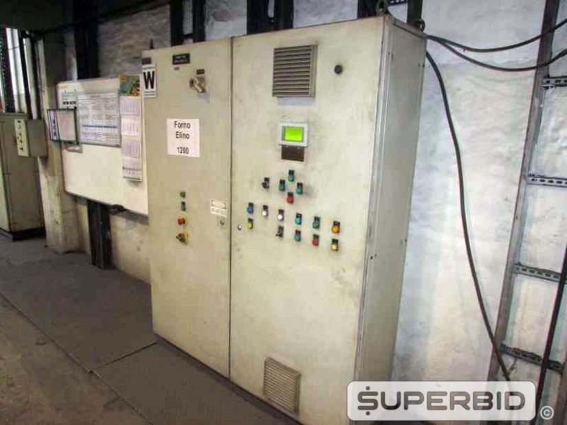 FORNO TRATAMENTO TÉRMICO ELINO VIGA GALOPANTE, CAP. 1200 KG/H (Ref.: 12211)