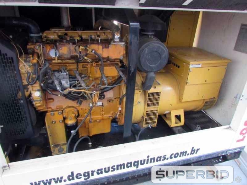 GRUPO GERADOR Á DIESEL OLYMPIAN GEP88-1 100 KVA, ANO: 2010, SÉRIE: OLY00000HB4502679 (Ref.: JBH)