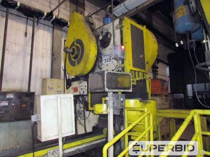 PRENSA EXCÊNTRICA RICETTI, ANO 1991, CAP. 85 TON (Ref.: 749)