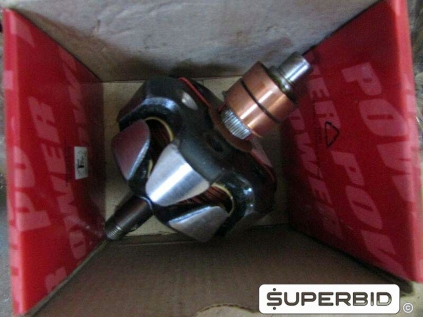 PEÇAS PARA CAMINHÕES, KOMBI E EMPILHADEIRA: ROTOR, BOBINAS, MOTOR DE PARTIDA, ALTERNADOR, TURBINA E OUTROS, (82 PÇ.) (Ref.: JF / JG)