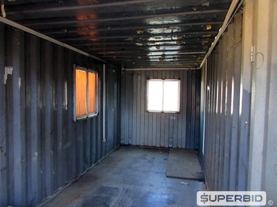 01 CONTAINER MARÍTIMO 20 PÉS, MODELO ESCRITÓRIO. (Ref.: WMGA_UM02)