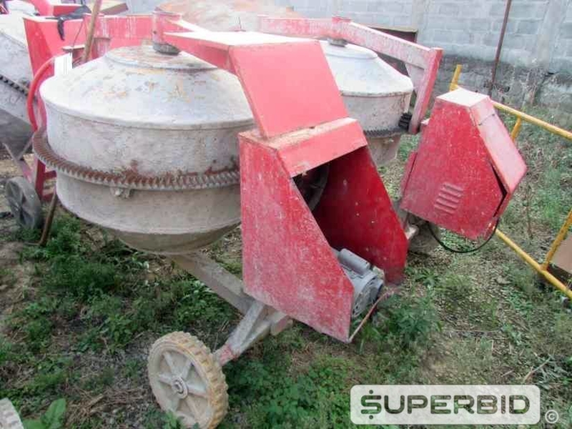 SUCATA DE 06 BETONEIRAS ELÉTRICAS CSM 400 LITROS. (Ref.: JEC)