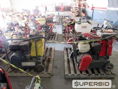 CORTADORA DE PISO NORTON C13E 13CV E CORTADORA DE PISO WACKER NEUSON BFS 130 13CV, (04 PÇ.) (Ref.: JCB)