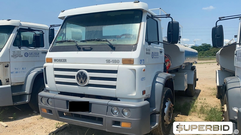 CAMINHÃO TANQUE VOLKSWAGEN 15.180 EURO3 WORKER, 2009/2009, Placa FINAL 2 (RJ), (Ref.: IBA)