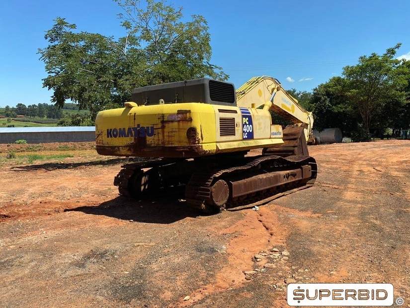 ESCAVADEIRA HIDRÁULICA KOMATSU PC 400 LC-8, ANO: 2011, SÉRIE: KMTPC192J54A88437 (Ref: 11)