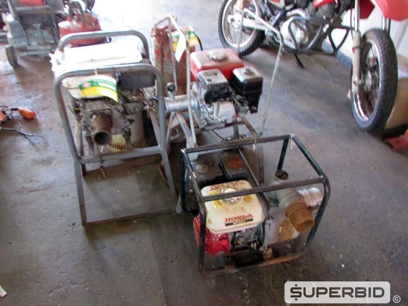 02 MOTORES DE ACIONAMENTO Á GASOLINA 5CV , 04 BOMBAS SUBMERSÍVEL, 01 BOMBA CENTRÍFUGA Á GASOLINA (Ref.: PBQ)