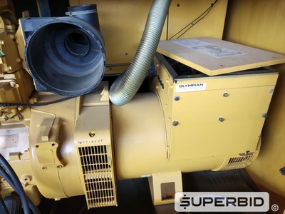 GRUPO GERADOR Á DIESEL OLYMPIAN CATERPILLAR GEP 88-1, ANO:2010, SÉRIE: OLY00000TB4S02217, POT: 80/100 KVA CARENADO (Ref.: RBE)