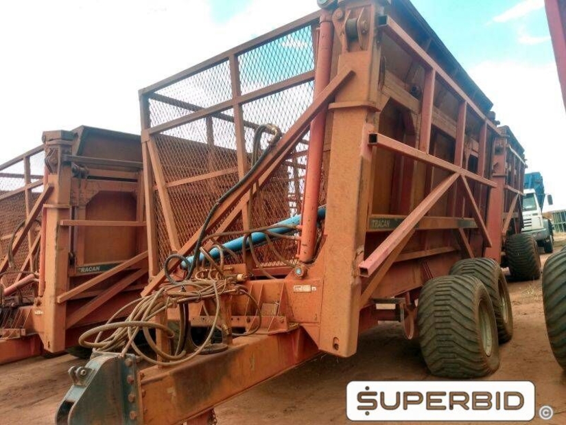 REBOQUE TRANSBORDO DE CANA PICADA TRACAN VTX 10.000, ANO: 2010, SÉRIE: 10385 (Ref.: 671)