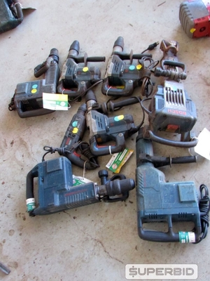 05 MARTELETES ELÉTRICOS BOSCH E 03 ROMPEDORES ELÉTRICOS BOSCH (Ref.: PAF)