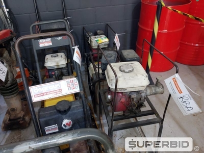 ROSQUEADEIRA , PLACAS VIBRATÓRIAS, MOTOR VIBRADOR E OUTROS (15 PÇS) (Ref.: RBA)