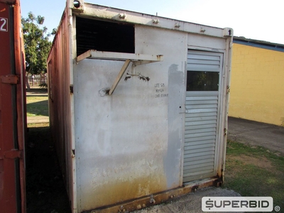 01 CONTAINER MARÍTIMO 20 PÉS, MODELO ESCRITÓRIO. (Ref.: WMGA_UM02)