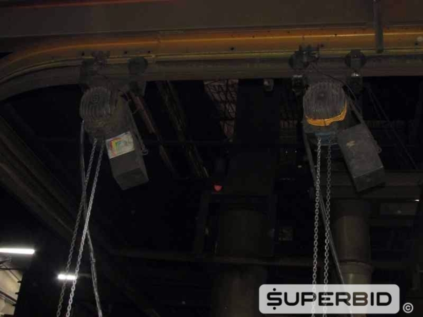 TALHAS ELÉTRICA DEMAG E CMC, CAP. 500 E 2000 KG (35 PÇ) (Ref.: Talhas Elétricas)