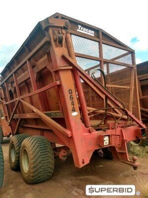 REBOQUE TRANSBORDO DE CANA PICADA TRACAN VTX 10.000, ANO: 2010, SÉRIE: 10378 (Ref.: 644)