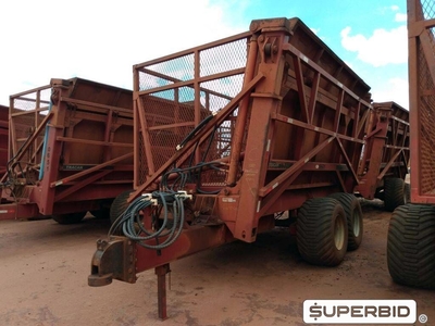 REBOQUE TRANSBORDO DE CANA PICADA TRACAN VTX 10.000, ANO: 2010, SÉRIE: VTX10379 (Ref.: 661)