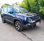 Jeep Renegade Trailhawk 2.0 Turbo 4X4, 2018/2019, Jazz Blue metálica, 580 KM, Diesel, Teto solar elétrico panorâmico, Kit Multimídia "7" completo, Bancos em Couro, IPVA 2021 pago, Veículo com garantia de fábrica, Laudo cautelar aprovado.